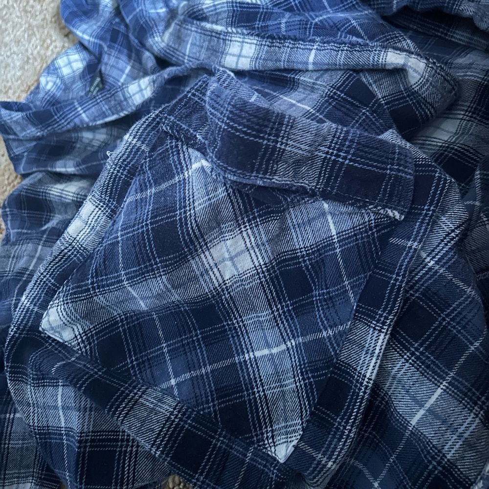 Blue Plaid Robe - Picture 3 of 4